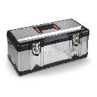 Cestello in acciaio inox e materiale plastico con contenitore asportabile, vuoto product photo