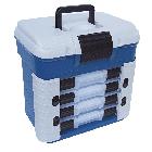 BOX BLU CON CASSETTIERA product photo