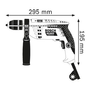 Trapano a percussione battente GSB 1600W RE product photo Photo 02 3XL