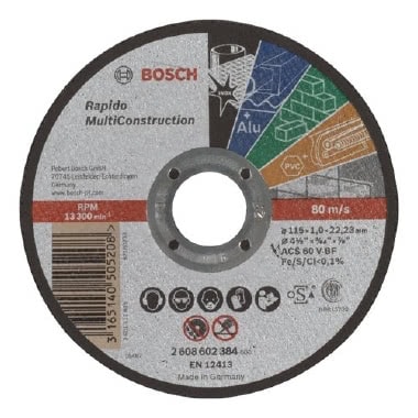 BSH 2608602384 - Disco da Taglio per Ferro Inox 80 m/s product photo Photo 01 3XL