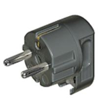 Spine volanti - 2P+T 10/16A Shuko grigia product photo