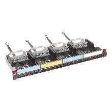 Btnet - patch panel con 4 cassetti vuoto product photo