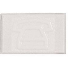 targhetta bianca per voce product photo