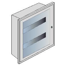 Btdin - quadro da incasso lamiera 24 DIN product photo