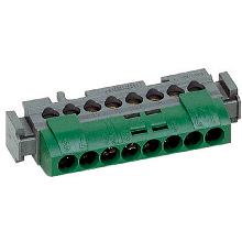 Btdin - morsettiera terra 8P centralini product photo