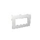 Interlink - placca 4mod LL tch colonne curv product photo Photo 02 2XS