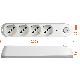 Multipresa 4 schuko/bip+inter+salvaf bianco product photo Photo 04 2XS