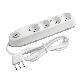 Multipresa 4 schuko/bip+inter+salvaf bianco product photo Photo 05 2XS