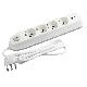 Multipresa 4 schuko/bipas+inter+2usb bianco product photo Photo 05 2XS