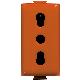 Matix magic - presa bipasso 2P+T arancione product photo Photo 02 2XS