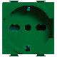 Matix magic - presa schuko e bipasso verde product photo Photo 02 2XS