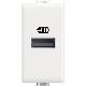 MATIX - Caricatore USB tipo A 1m bianco product photo Photo 02 2XS