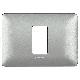 Matix - placca modulo 503 1p silver product photo Photo 02 2XS