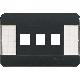 Btnet - placca autop 3P nera keystone product photo Photo 02 2XS