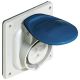 Presa fissa dritta da incasso 16A - 230V - 2P+T - IP44 - 50-60Hz - colore blu product photo Photo 01 2XS