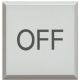 copritasto con simbolo 'ON' per pulsante luminoso - bianco product photo Photo 01 2XS