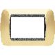 Living int - placca 3 posti oro vero product photo Photo 02 2XS