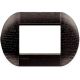 placca tonda 3 moduli -  rovere scuro product photo Photo 01 2XS