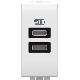 LL - Caricatore USB tipo C+C 1m bianco product photo Photo 02 2XS