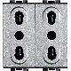 Light tech - presa duplex bipasso 10/16A product photo Photo 02 2XS