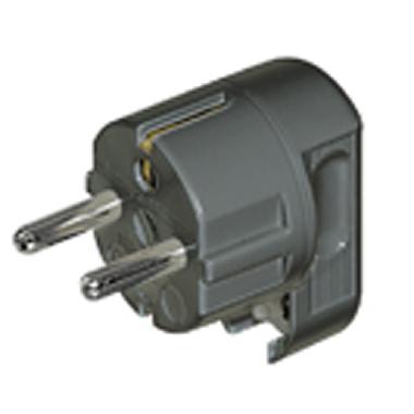 Spine volanti - 2P+T 10/16A Shuko grigia product photo Photo 01 3XL