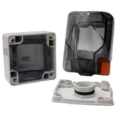 Idrobox - custodia IP66 2 moduli matix product photo Photo 05 3XL