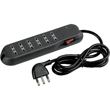 SLIM6-pr.6x10/16A 1,5m int.salvaful grigio product photo Photo 01 3XL