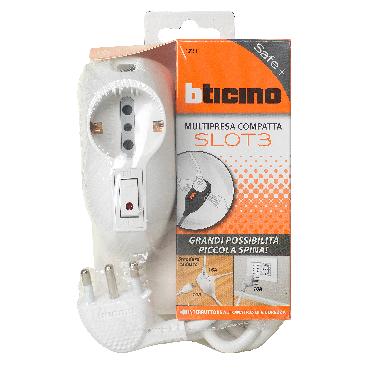 Mult-SLOT3 2+1 prese,sp.10A+int aut bianca product photo Photo 02 3XL