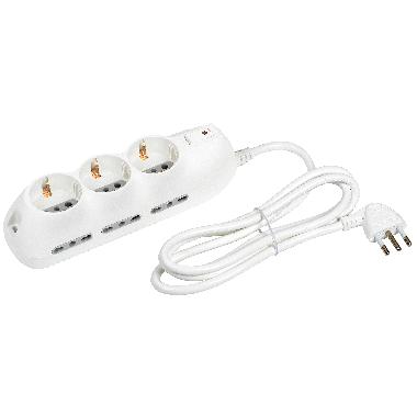 Mult-SLOT9 6+3 prese,sp.10A+int aut bianca product photo Photo 06 3XL