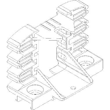 Mas - supporto isolato barra di terra product photo Photo 01 3XL
