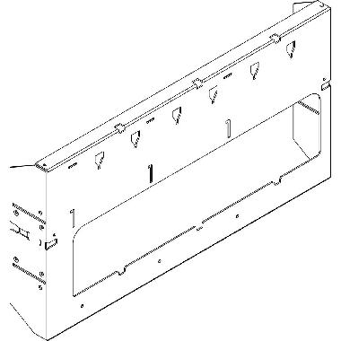 Mas - telaio att fix post M250 MGT L=600 product photo Photo 01 3XL