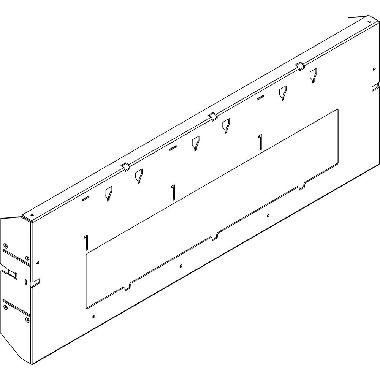 Mas - telaio att fix post M250 MGT L=850 product photo Photo 02 3XL
