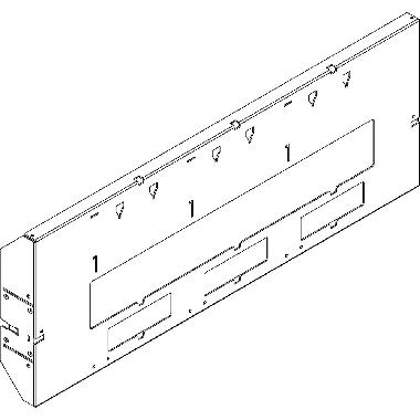 Mas - telaio att fix post M250 DIF L=850 product photo Photo 02 3XL