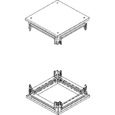 Mas HDX - base testa pann aperto 350x350mm product photo Photo 02 3XL