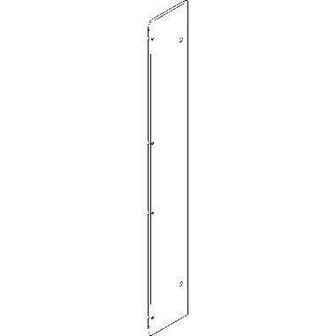 Mas HDX - pann front 250X1800 con serratura product photo Photo 02 3XL