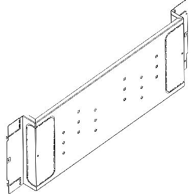 Mas - piastra M400-630 orizzantale L=850 product photo Photo 02 3XL