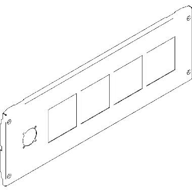 Mas - pannello 4 strumenti 72x72 L=800 product photo Photo 01 3XL