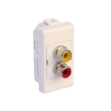 Matix - presa audio RCAx2 (a saldare) product photo Photo 02 3XL