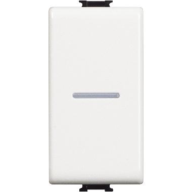 Matix - pulsante ax 1P NO 10A 1m bianco product photo Photo 01 3XL