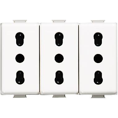 Matix - presa 10/16A triplex product photo Photo 02 3XL