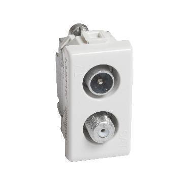 Matix - Presa TV-SAT diretta demix 1M bian product photo Photo 02 3XL