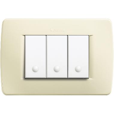 Luna - placca 3P avorio product photo Photo 01 3XL