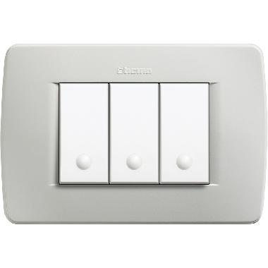 Luna - placca 3P grigio chiaro product photo Photo 02 3XL