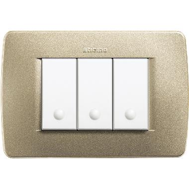 Luna - placca 3P giallo metallizzato product photo Photo 01 3XL