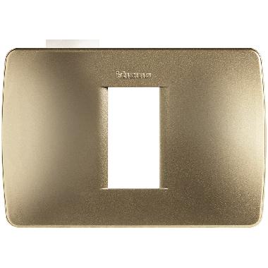 Luna - placca modulo 503 1P giallo metallo product photo Photo 02 3XL