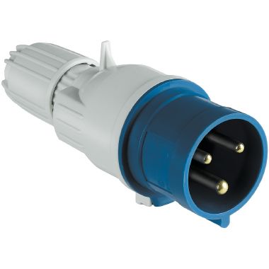 Spina mobile dritta 16A - 230V - 2P+T - IP44 - 50-60Hz - colore blu product photo Photo 01 3XL