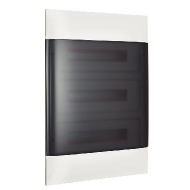 LINEA HABITA centralino incasso 54 DIN fume product photo Photo 02 3XL