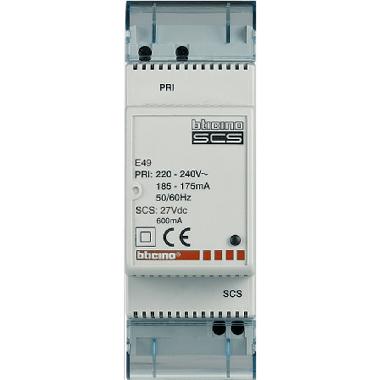 SCS - Alimentatore compatto 2DIN 230V product photo Photo 02 3XL