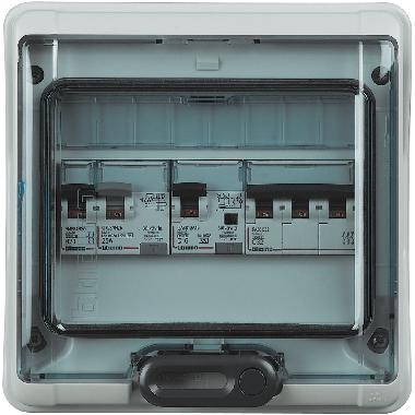 Idroboard - centralino 8 moduli IP65 product photo Photo 02 3XL