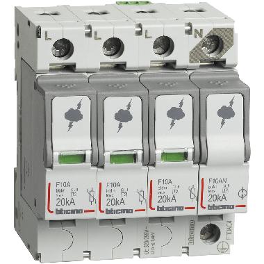 Btdin - SPD T2 20KA 3P+N NR+Segnal distanz product photo Photo 02 3XL